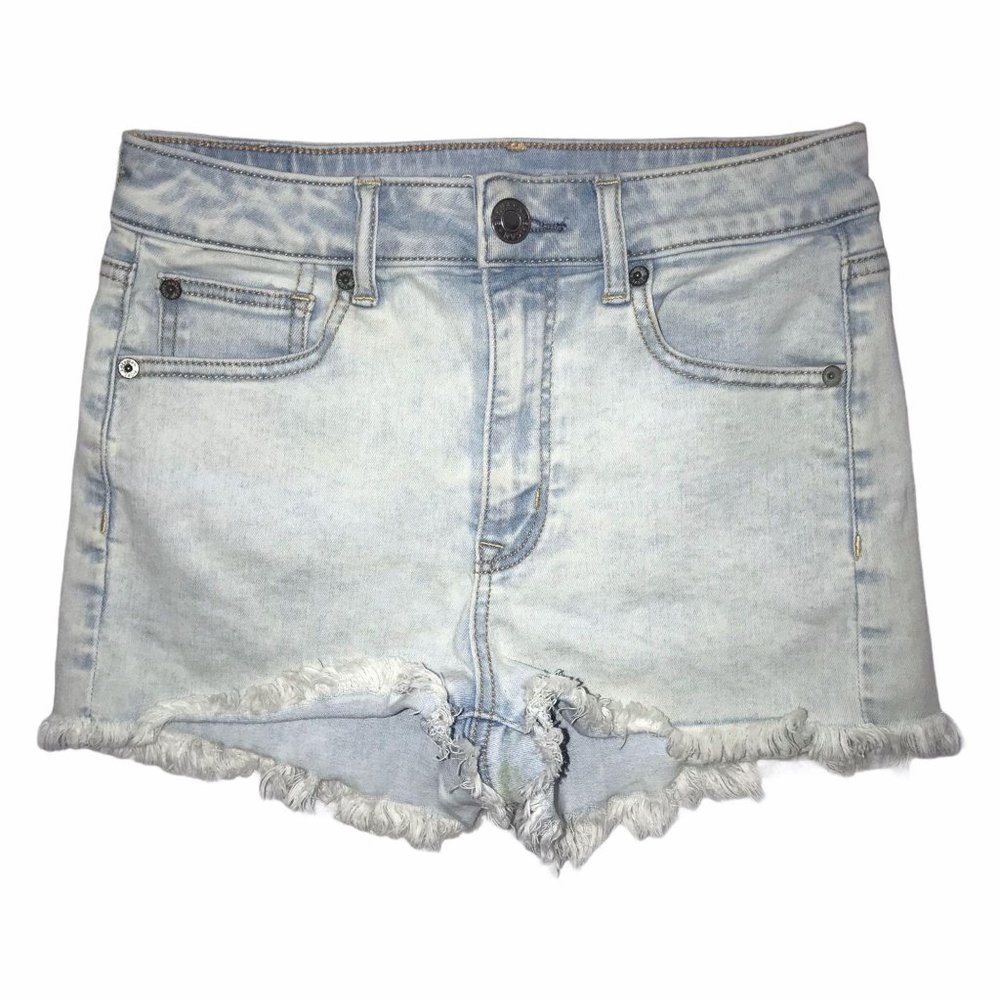 American Eagle Hi-Rise Shortie Mom Shorts 4